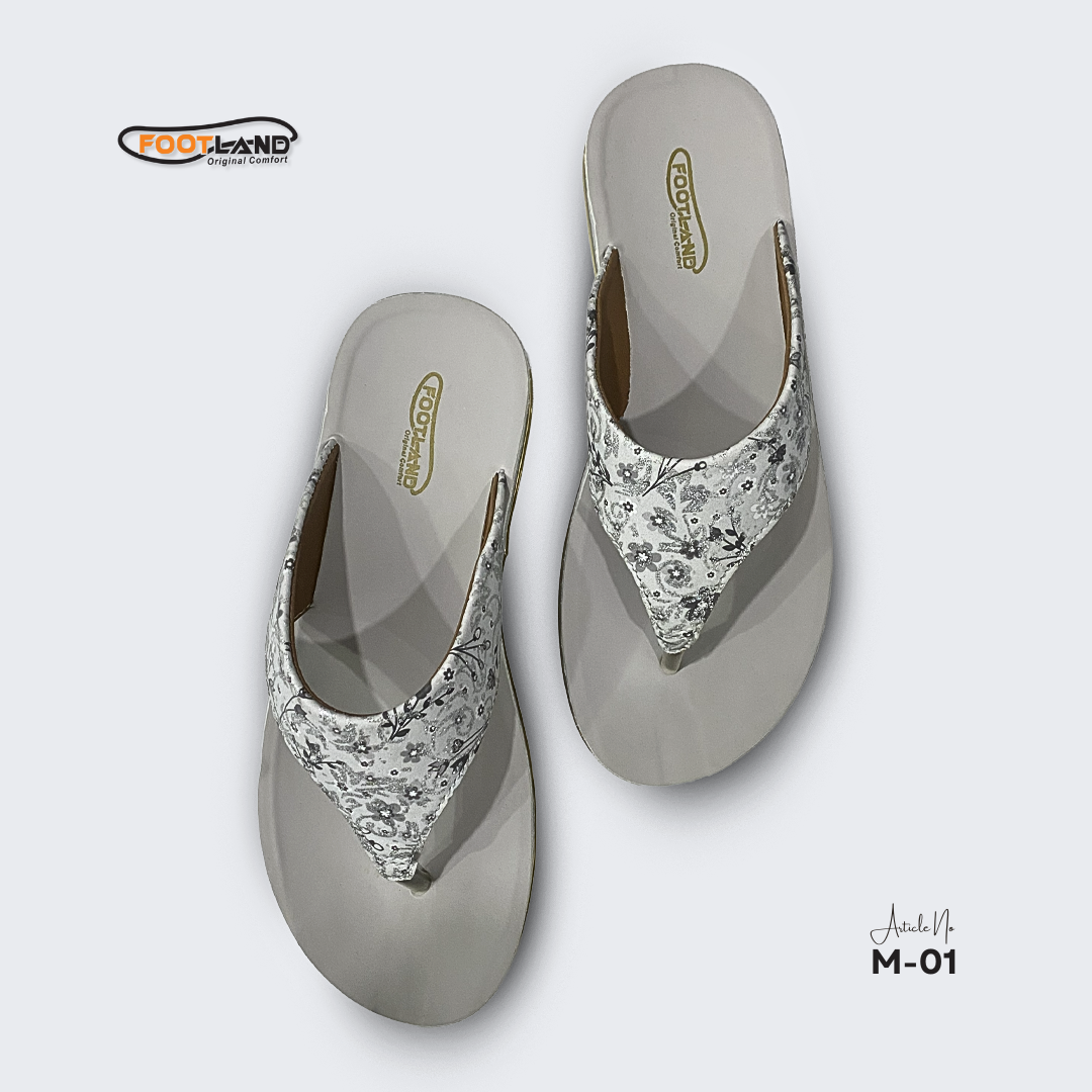 Floral Printed Toe-Post Women’s Sandal - M1