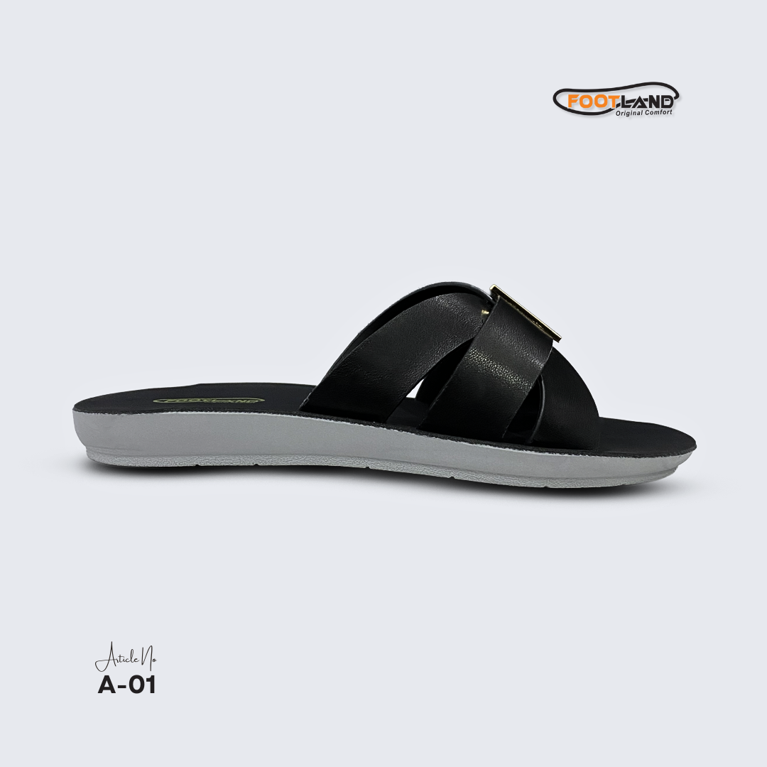 Elegant Double-Buckle Cross-Strap Women’s Sandals - A-01