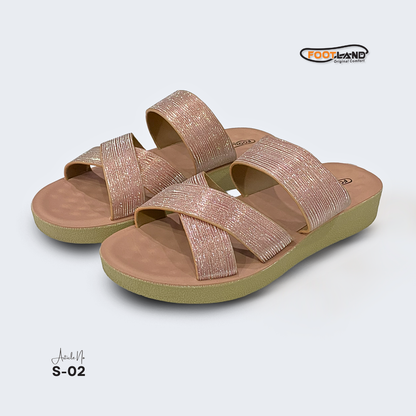 Elegant Criss-Cross Strap Women’s Sandals - S2