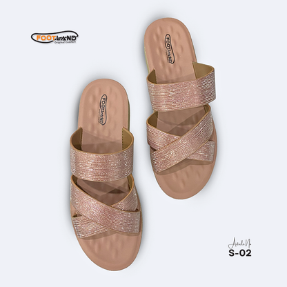 Elegant Criss-Cross Strap Women’s Sandals - S2