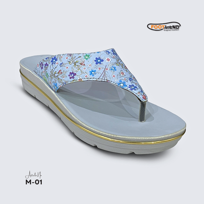 Floral Printed Toe-Post Women’s Sandal - M1
