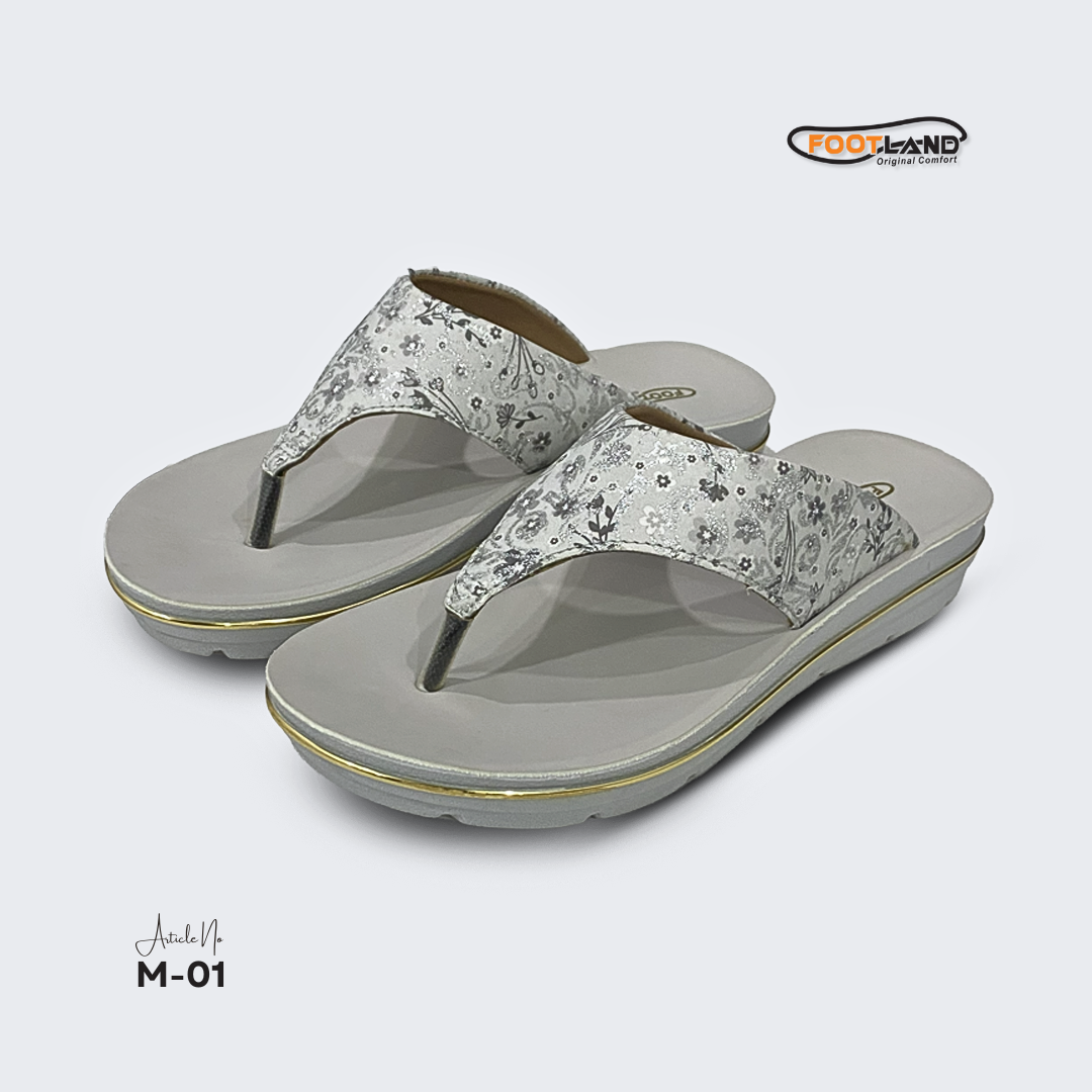 Floral Printed Toe-Post Women’s Sandal - M1