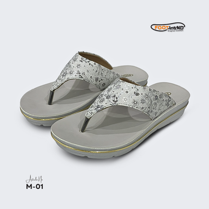 Floral Printed Toe-Post Women’s Sandal - M1