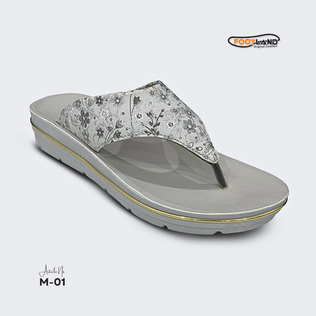 Floral Printed Toe-Post Women’s Sandal - M1