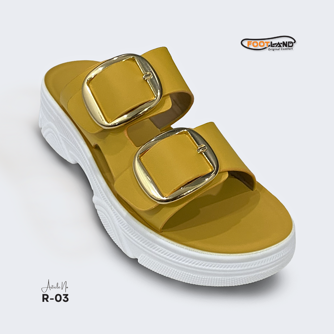 Double Buckle Platform Women’s Sandals - R3