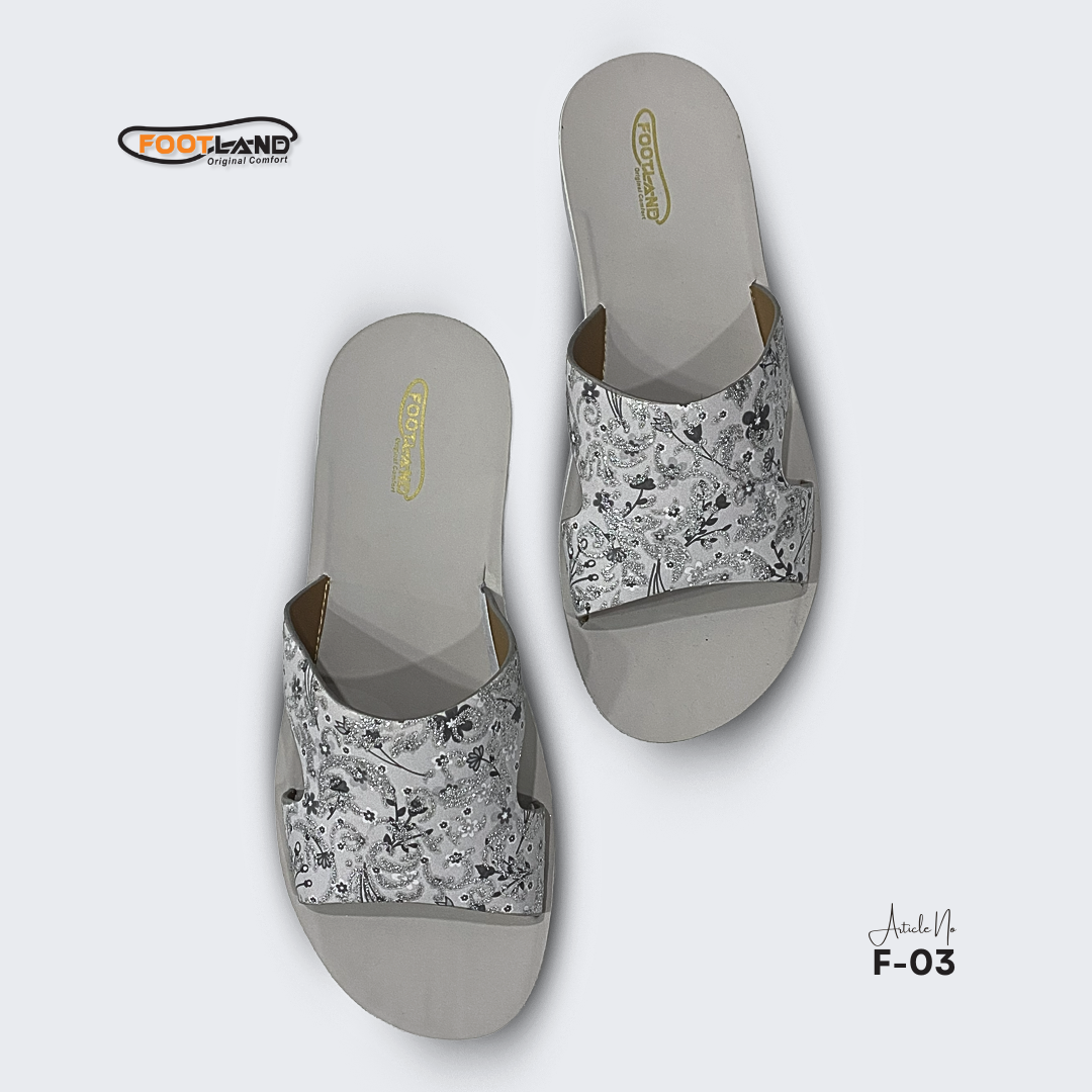 Floral Printed Wide-Strap Women’s Sandals - F3