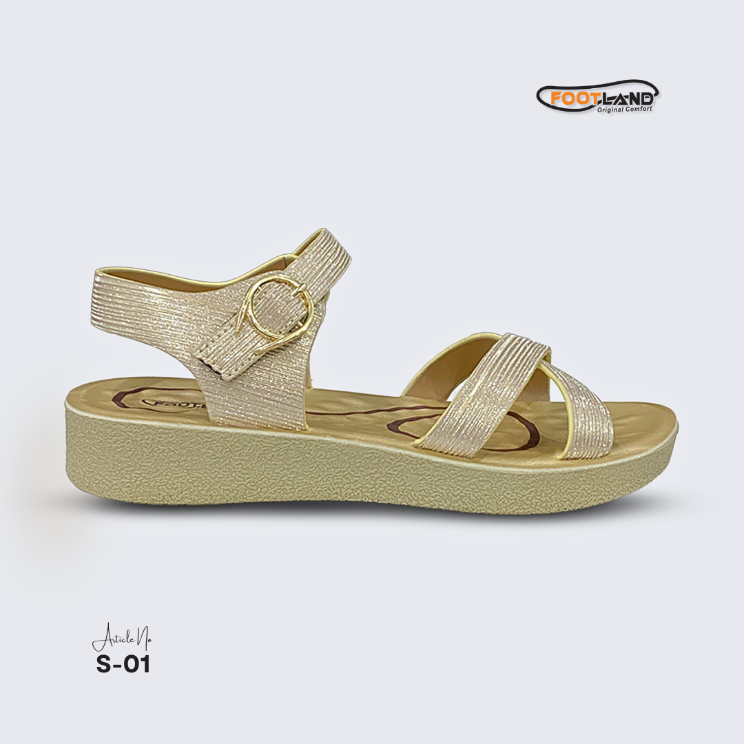 Elegant Cross-Strap Ankle Buckle Women’s Sandals - S1