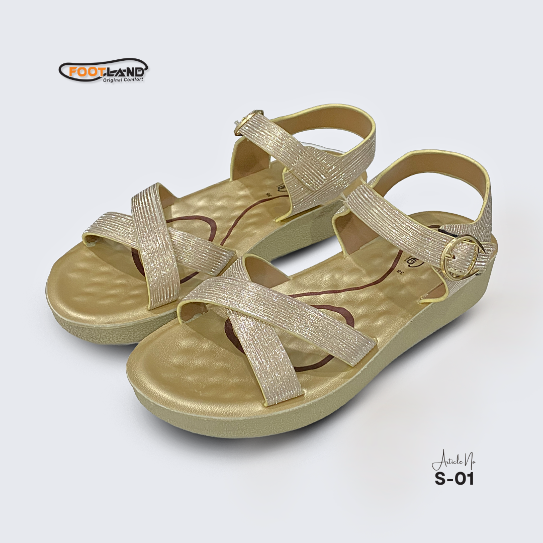Elegant Cross-Strap Ankle Buckle Women’s Sandals - S1