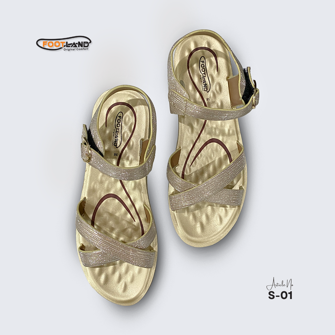 Elegant Cross-Strap Ankle Buckle Women’s Sandals - S1