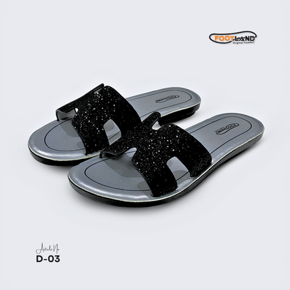 Sparkle Strap Casual Women’s Sandals - D3