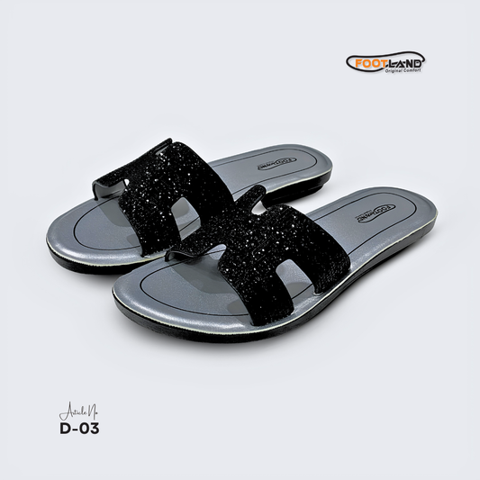 Sparkle Strap Casual Women’s Sandals - D3