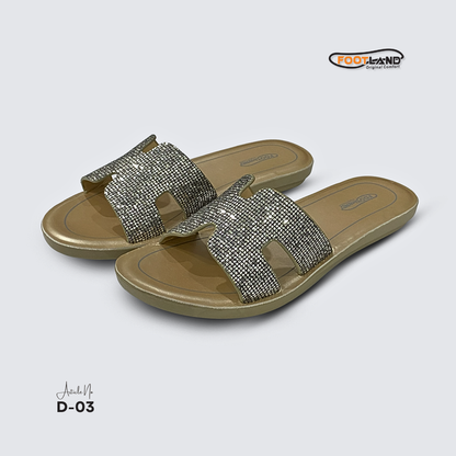 Sparkle Strap Casual Women’s Sandals - D3