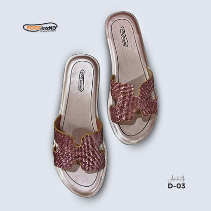 Sparkle Strap Casual Women’s Sandals - D3