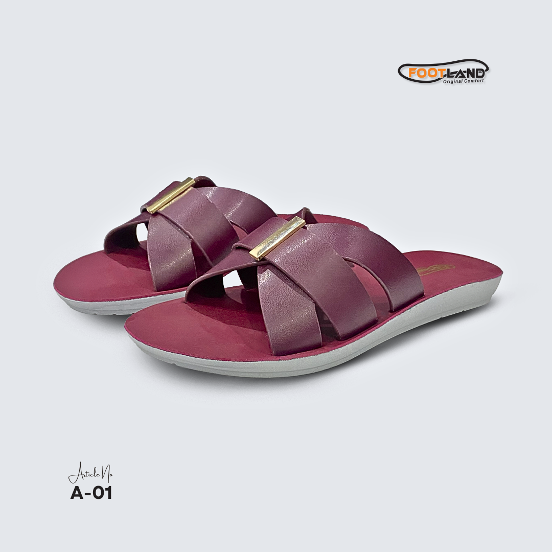 Elegant Double-Buckle Cross-Strap Women’s Sandals - A-01
