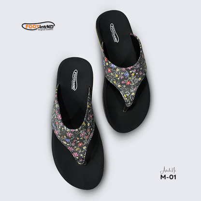 Floral Printed Toe-Post Women’s Sandal - M1