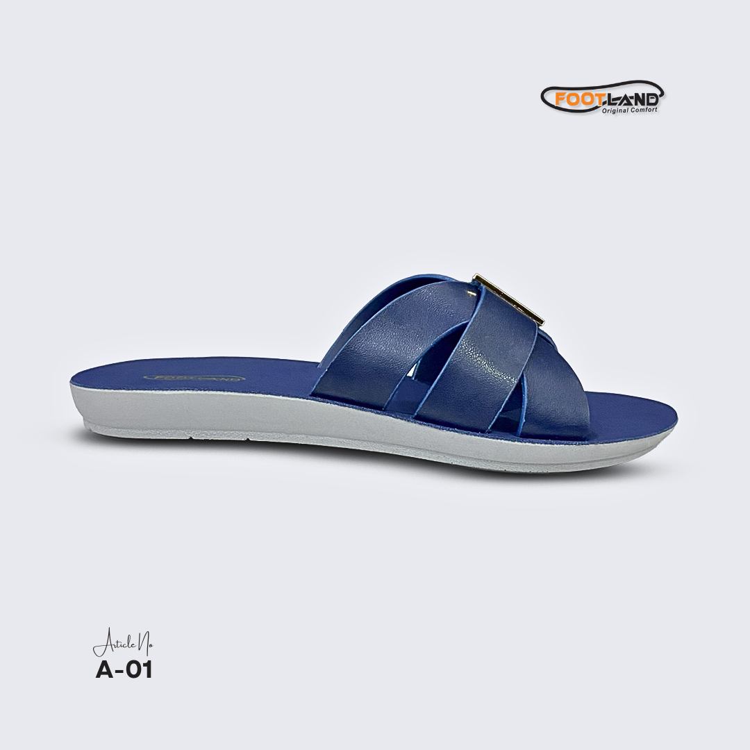 Elegant Double-Buckle Cross-Strap Women’s Sandals - A-01