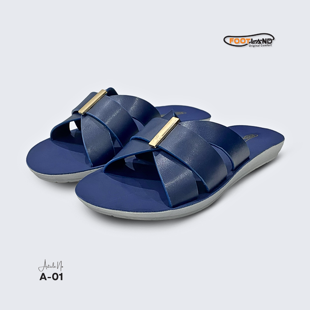 Elegant Double-Buckle Cross-Strap Women’s Sandals - A-01