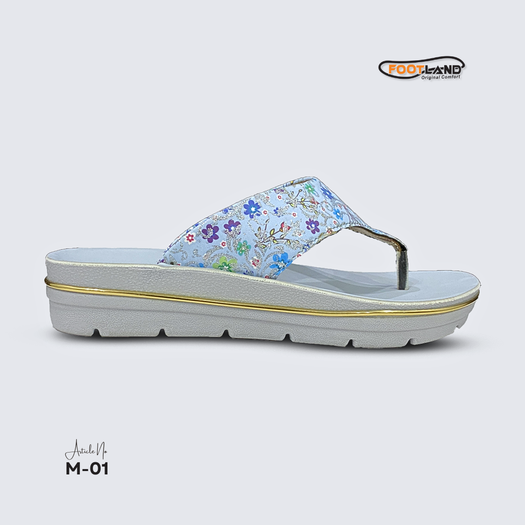 Floral Printed Toe-Post Women’s Sandal - M1