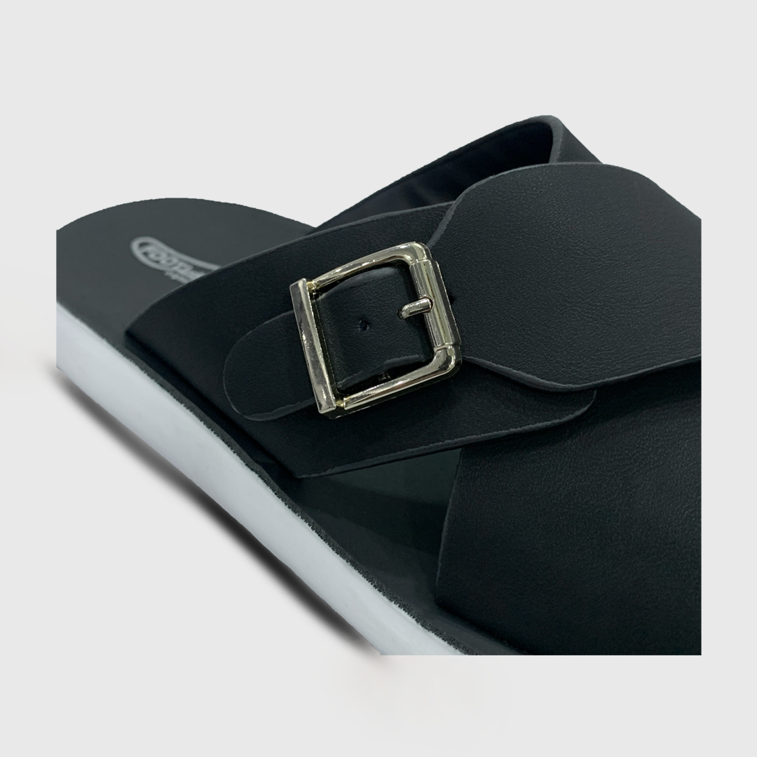 Buckle Strap Cross-Design Women’s Sandals - G1