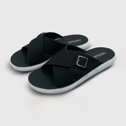 Buckle Strap Cross-Design Women’s Sandals - G1