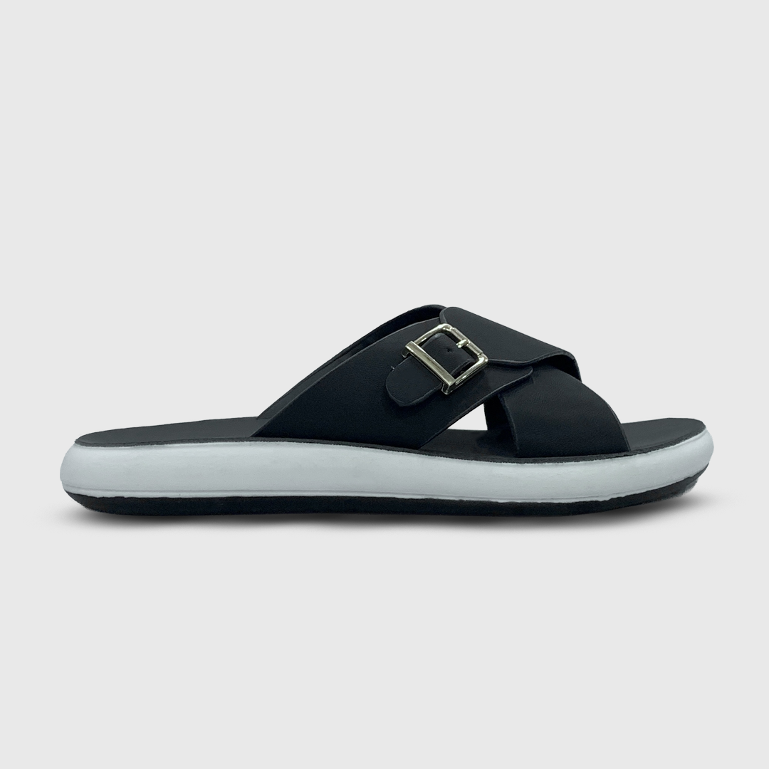 Buckle Strap Cross-Design Women’s Sandals - G1