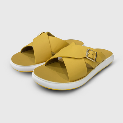 Buckle Strap Cross-Design Women’s Sandals - G1
